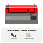 Kits de conception de tasse en verre Falcon2 Pro 22W